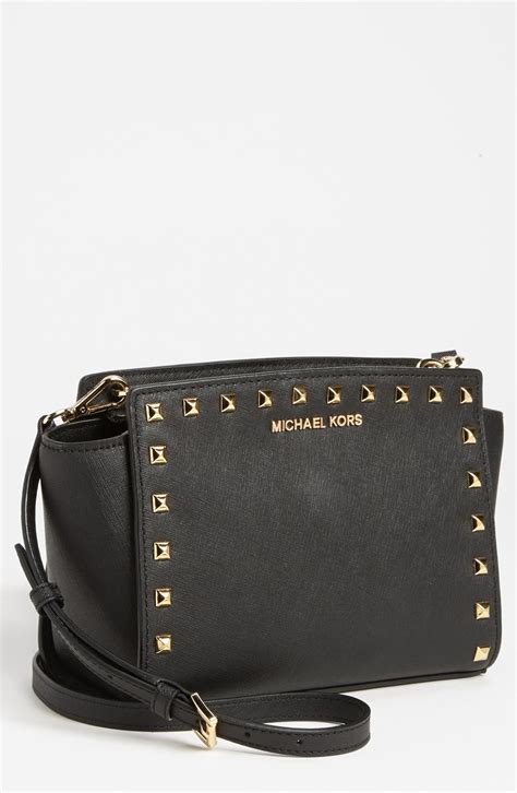 michael kors selma black|michael kors selma crossbody.